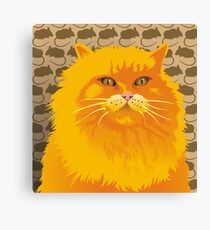 THE PAINTED KING - FLAMING HOT - A COLLABORATION Canvas Print