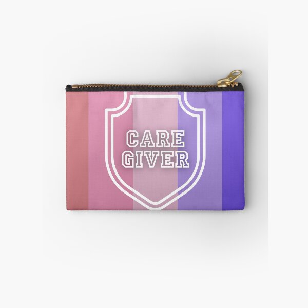 Item preview, Caregiver Superhero Shield pretty pastel pink lavender gradient designed and sold by dbyjane.