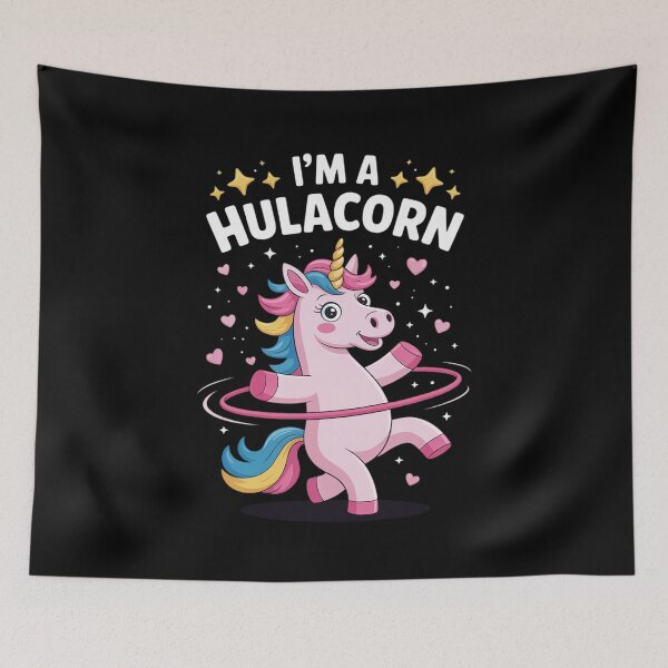 Item preview, Hulacorn Unicorn Hula Sport Hoop Dance Fitness designed and sold by RuthGAArt.
