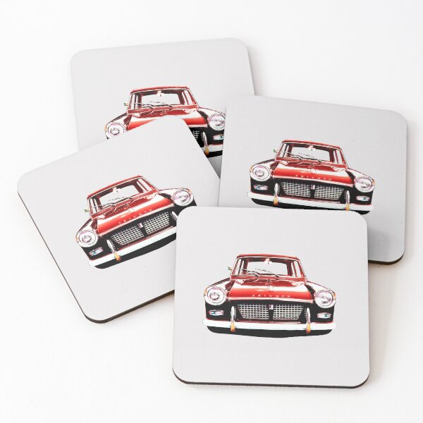 Item preview, Triumph Herald classic 1960s British car bold red designed and sold by soitwouldseem.