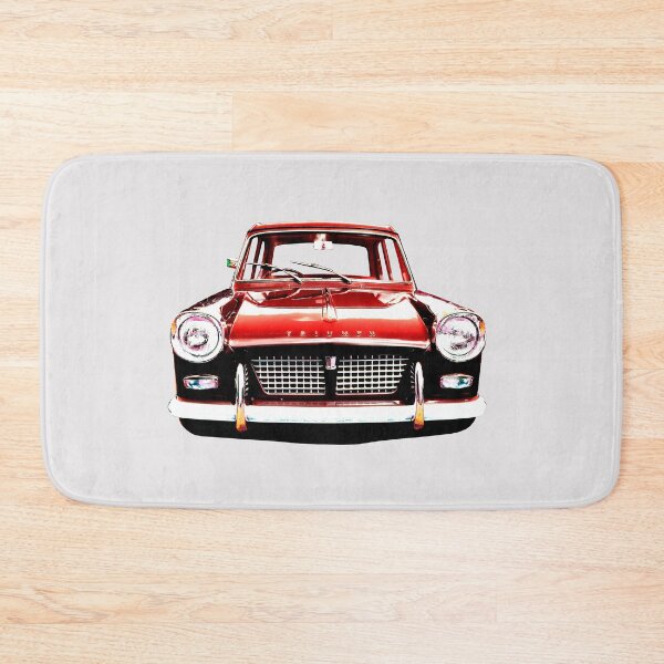 Item preview, Triumph Herald classic 1960s British car bold red designed and sold by soitwouldseem.