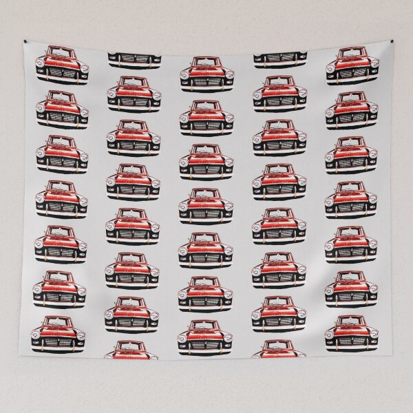 Item preview, Triumph Herald classic 1960s British car bold red designed and sold by soitwouldseem.