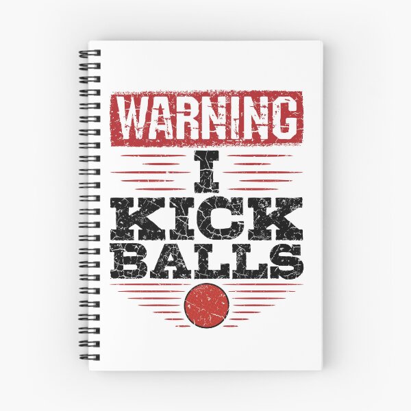 Item preview, Funny Kickball Warning I Kick Balls designed and sold by jaygo.