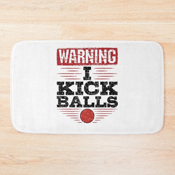 Item preview, Funny Kickball Warning I Kick Balls designed and sold by jaygo.
