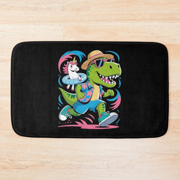Item preview, Pool Party Dinosaur Unicorn Float Summer designed and sold by RoyTill0Art.