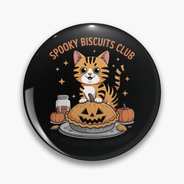 Item preview, Spooky Biscuits Club Cat, Halloween Baking designed and sold by LittleDame.