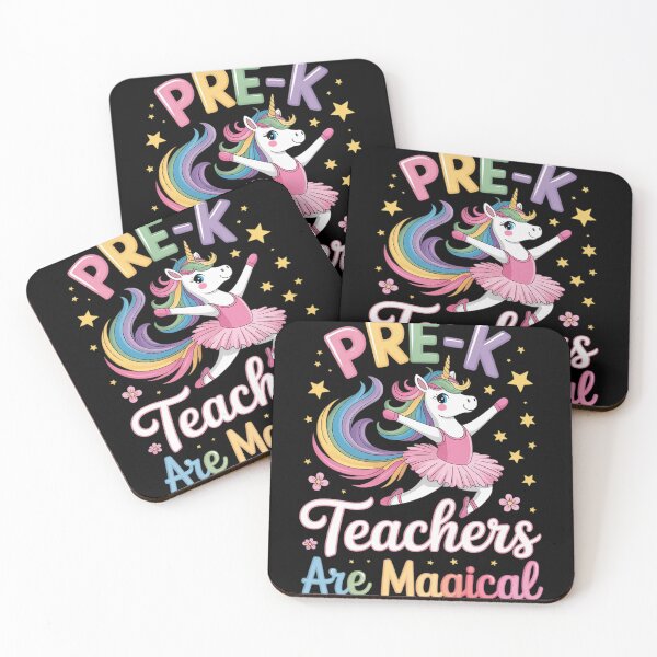 Item preview, Pre-K Teachers Are Magical Pre Kindergarten Unicorn Teacher designed and sold by RoyTill0Art.