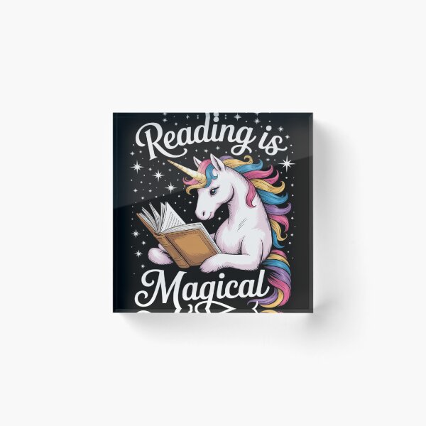 Item preview, Reading is Magical Unicorn Book Lover Fantasy Kids designed and sold by RoyTill0Art.