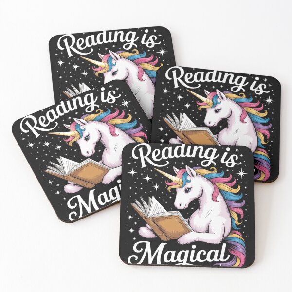 Item preview, Reading is Magical Unicorn Book Lover Fantasy Kids designed and sold by RoyTill0Art.