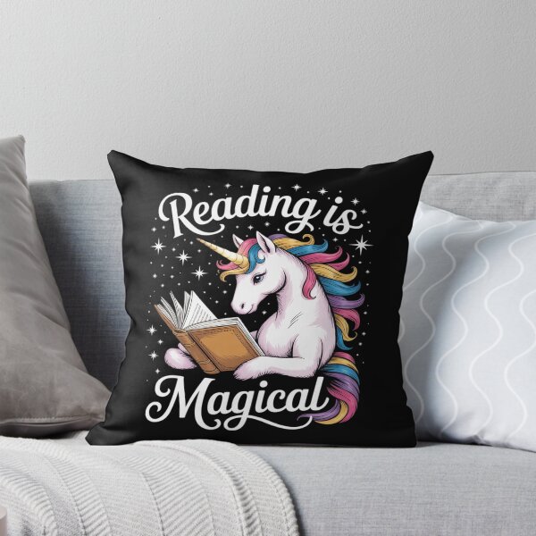 Item preview, Reading is Magical Unicorn Book Lover Fantasy Kids designed and sold by RoyTill0Art.
