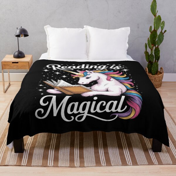 Item preview, Reading is Magical Unicorn Book Lover Fantasy Kids designed and sold by RoyTill0Art.