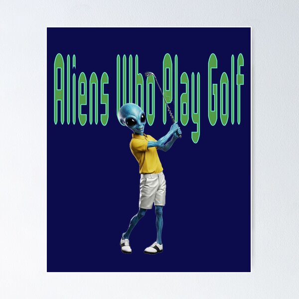Item preview, Aliens Who Play Golf designed and sold by Fragmented Murmurings.