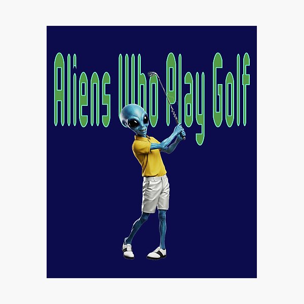 Item preview, Aliens Who Play Golf designed and sold by Fragmented Murmurings.