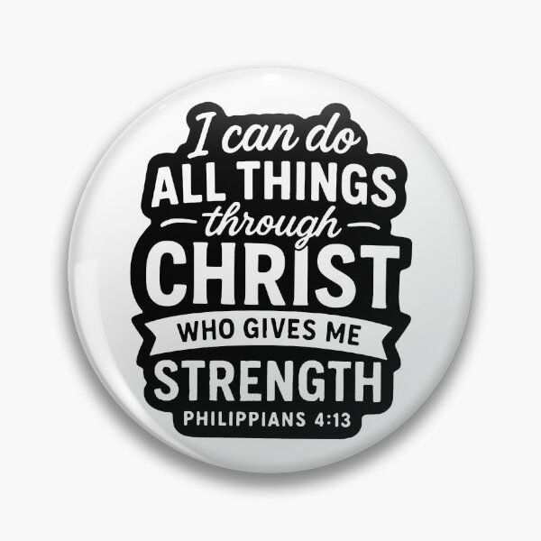 Item preview, Philippians 4:13 I can do all things through Christ who gives me strength designed and sold by plushism.