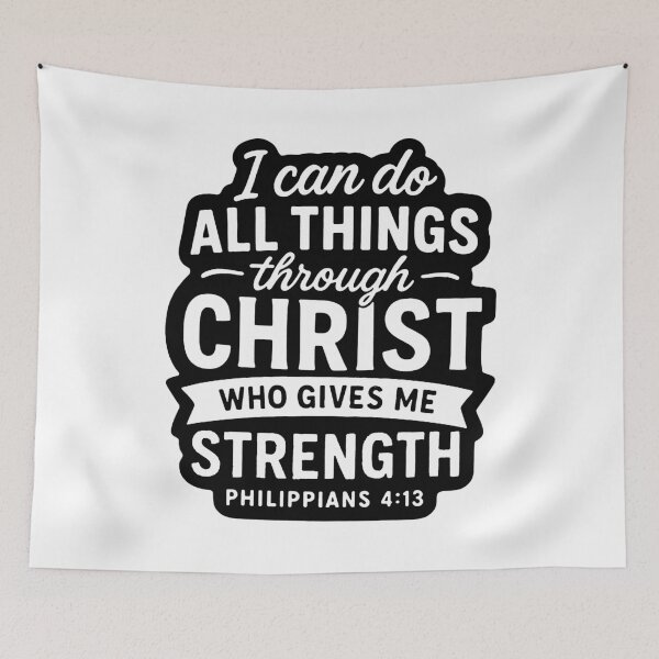 Item preview, Philippians 4:13 I can do all things through Christ who gives me strength designed and sold by plushism.