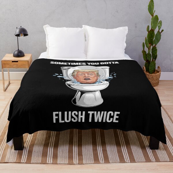 Item preview,  Anti Trump Sometimes You Gotta Flush Twice  designed and sold by PowAcademy.