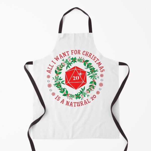 Item preview, DND CHRISTMAS: All I want for Christmas is a natural 20 designed and sold by DungeonAtelier.