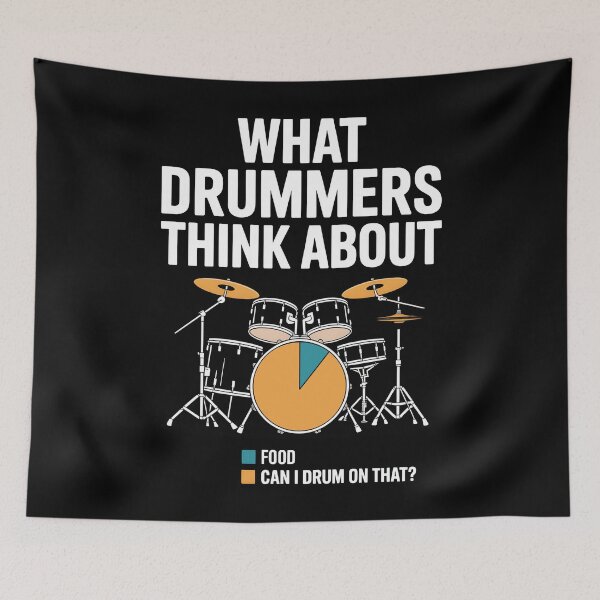 Item preview, What Drummers Think About designed and sold by AniArtPL.