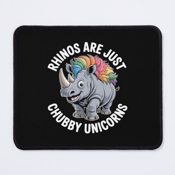 Item preview, Rhinos Are Just Chubby Unicorns Cute Rhinoceros designed and sold by RuthGAArt.