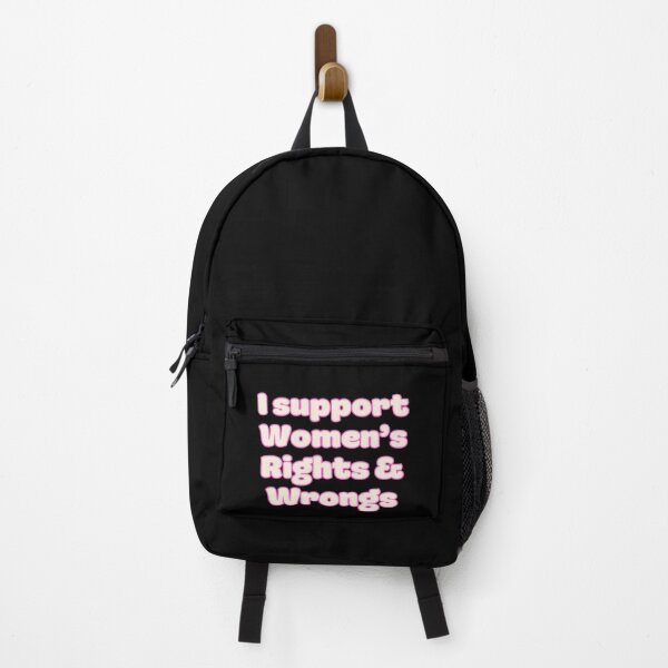 Item preview, I support women’s rights and wrongs  designed and sold by coloursforkids.
