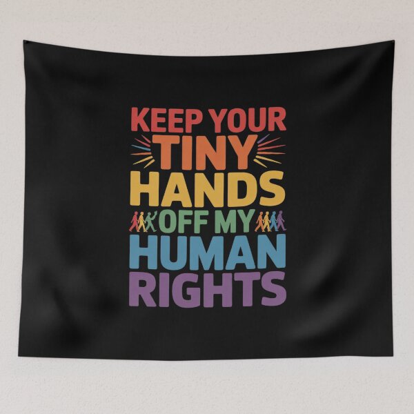 Item preview, Human Rights Resist Anti-Trump LGBT Gay Pride  designed and sold by CombatTask.