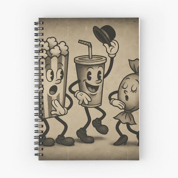 Item preview, Vintage Movie Theater Snacks Gang Cinema movie film BW designed and sold by Cine8.