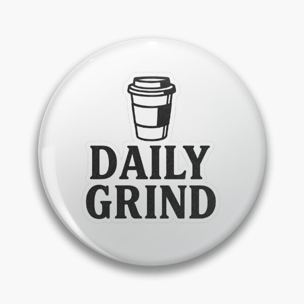 Item preview, DAILY GRIND BOLD TYPOGRAPHY – HUSTLE LIFE AESTHETIC STICKER designed and sold by Gurjeetpixelart.