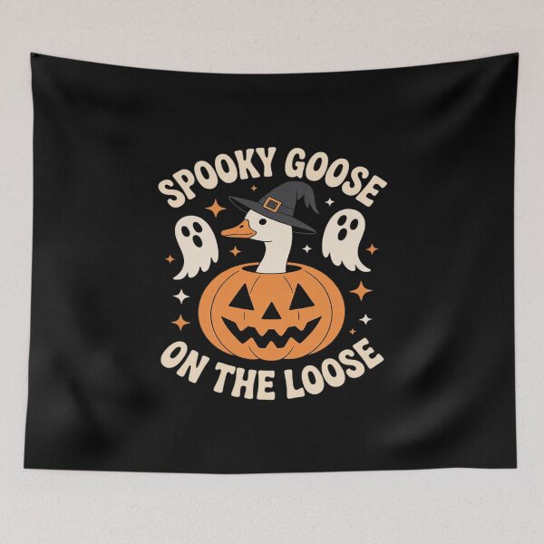 Item preview, Spooky Goose On The Loose Witch Silly Animal Halloween designed and sold by CultureSpec.