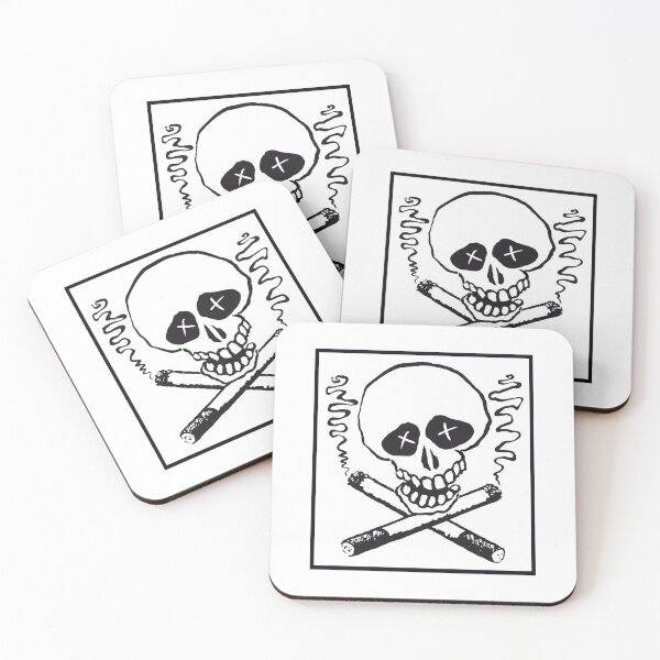 Item preview, Smoking Skull and Cross Bones Image designed and sold by Abstract65.