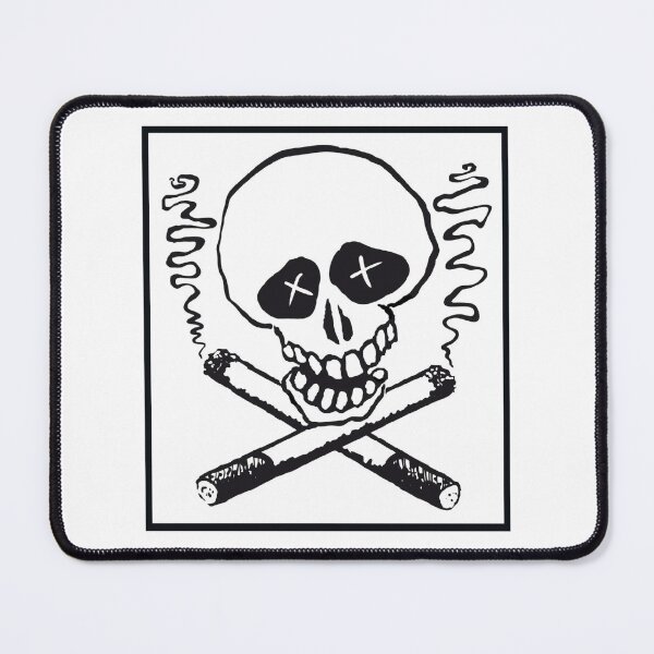 Item preview, Smoking Skull and Cross Bones Image designed and sold by Abstract65.