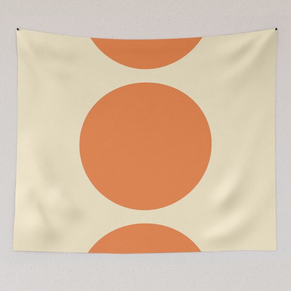 Item preview, Minimalist Retro Orange Dot Pattern designed and sold by Tato's.