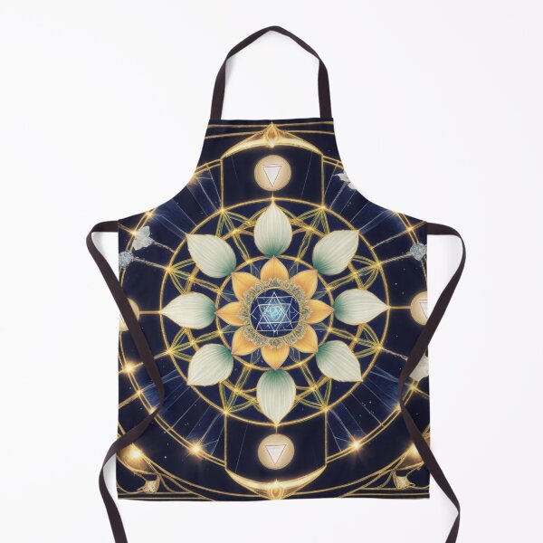 Item preview, Infinite Aura Lotus Grid – Cosmic Expansion Mandala designed and sold by ArtivaNest.