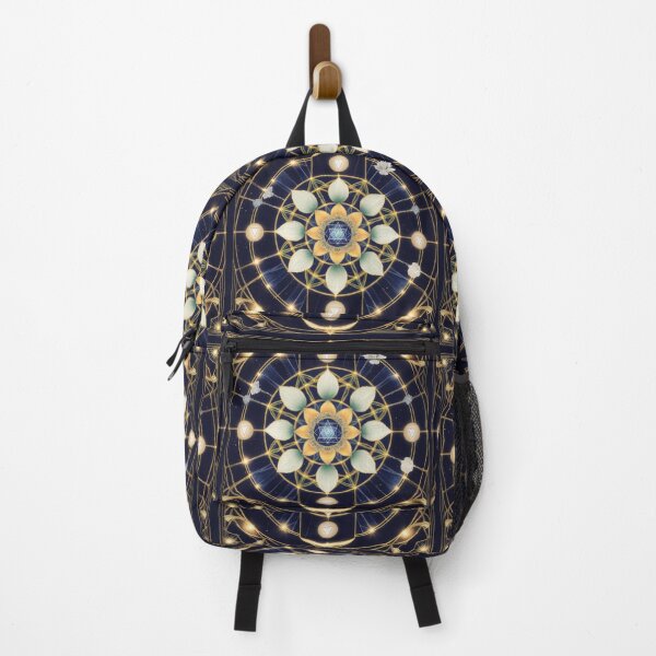 Item preview, Infinite Aura Lotus Grid – Cosmic Expansion Mandala designed and sold by ArtivaNest.