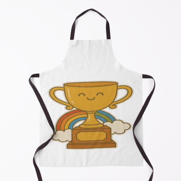 Item preview, HAPPY TROPHY RAINBOW STICKER – POSITIVE ACHIEVEMENT ART designed and sold by Gurjeetpixelart.