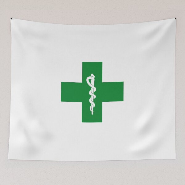 Item preview, Green Serpent Cross Logo designed and sold by Abstract65.