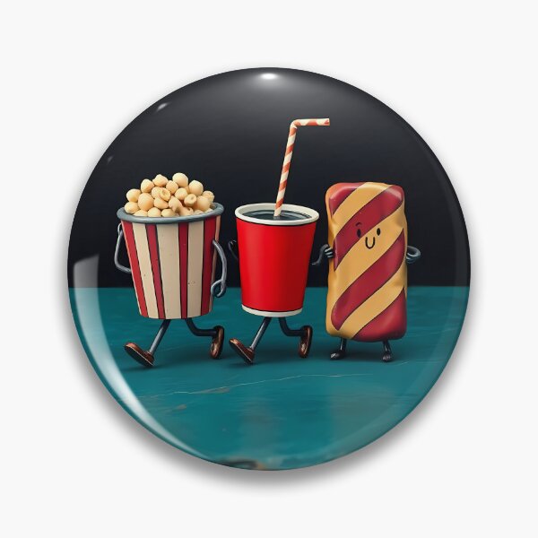 Item preview, Movie Theater Snacks Cute Art designed and sold by Cine8.