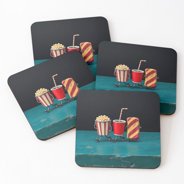 Item preview, Movie Theater Snacks Cute Art designed and sold by Cine8.