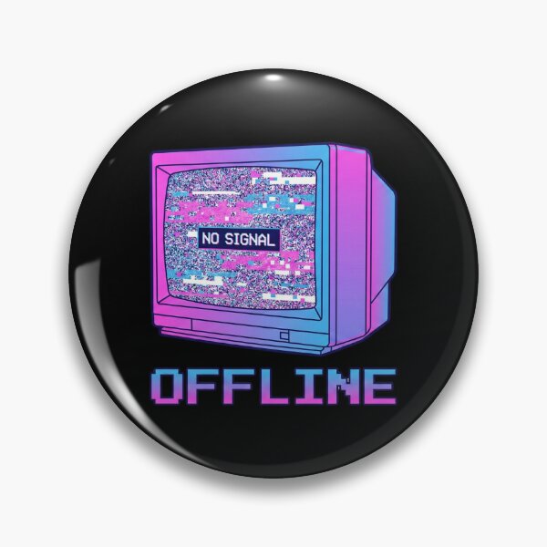 Item preview, Offline Retro TV Glitch designed and sold by GenzShoppingHub.