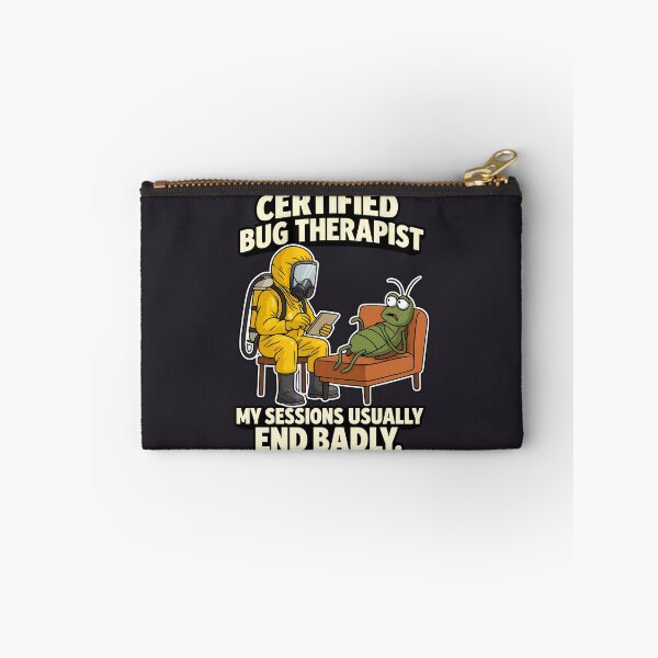 Item preview, Certified Bug Therapist – Funny Pest Control Cartoon designed and sold by SidTastic .