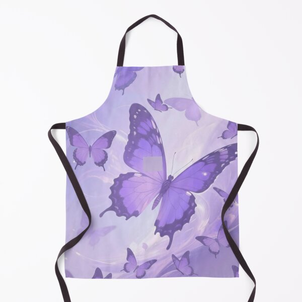Item preview, Purple Butterfly Illustration with Glowing Lavender Gradient Background designed and sold by EtherealFlutter.