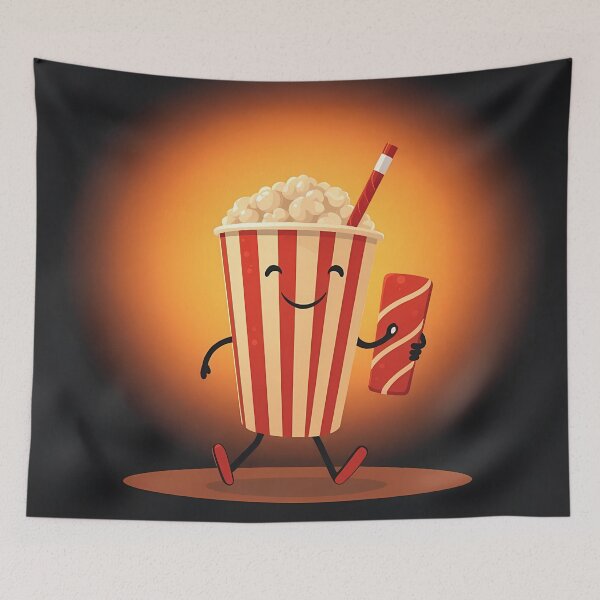 Item preview, Movie Theater Snacks Cute Art designed and sold by Cine8.