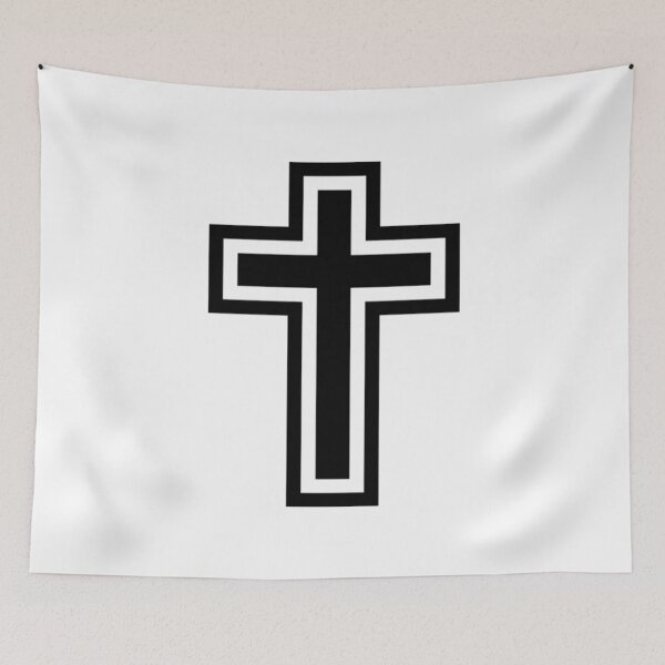 Item preview, Black Christian Cross designed and sold by Abstract65.