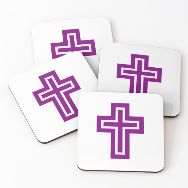 Item preview, Purple Christian Cross designed and sold by Abstract65.