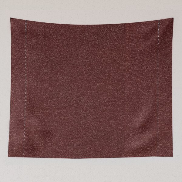 Item preview, Burgundy Leather Texture - Vintage Stitched Minimalist Background designed and sold by ConfuseLab Alt.