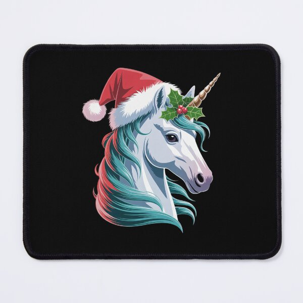 Item preview, Santa Hat Unicorn, Christmas designed and sold by RsFilsingerArt.