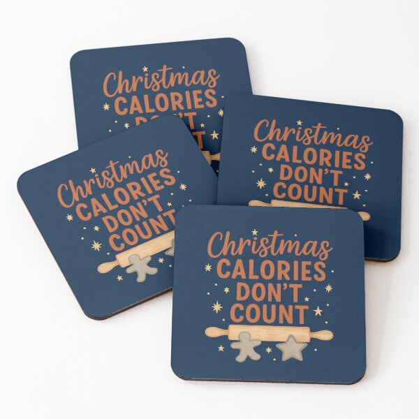 Item preview, Christmas Calories Don't Count - Funny Holiday Baking Gift designed and sold by PunchDrop.