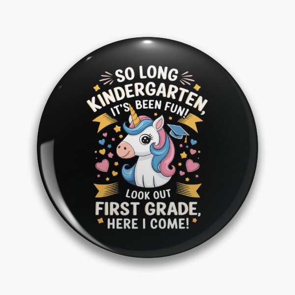 Item preview, So long Kindergarten Graduation First Grade Here I Come designed and sold by RsFilsingerArt.