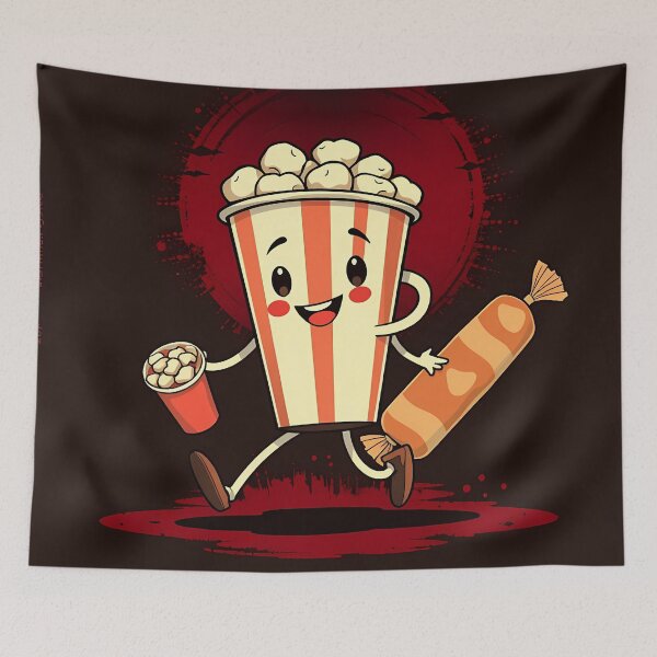 Item preview, Movie Theater Snacks Cute Art designed and sold by Cine8.