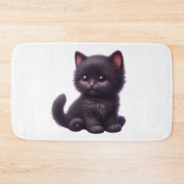 Item preview, Cute Black Kitten 12 designed and sold by CharlieDesings.