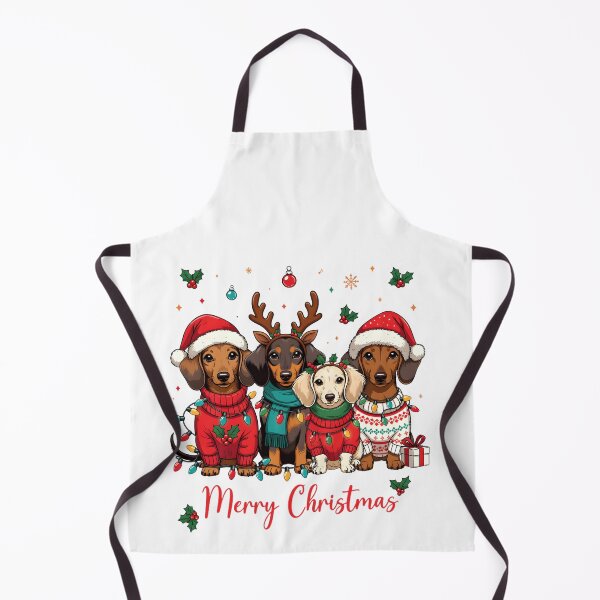 Item preview, Merry Christmas Dachshund Squad - Cute Wiener Dogs in Holiday Sweaters designed and sold by FOFANOS28.